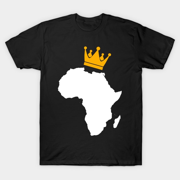 African King, African Queen, Africa, Crown T-Shirt by UrbanLifeApparel